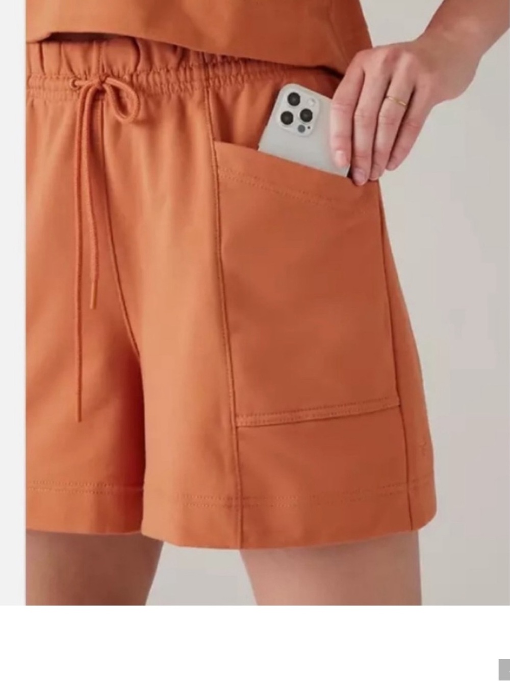 ATHLETA BREATHABLE Retroterry Short Sunbaked Clay med